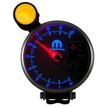 画像をギャラリービューアに読み込む, AutoMeter Gauge Tachometer 5in. 10K RPM Pedestal W/ Ext. Shift-Lite White Mopar