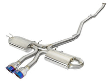 画像をギャラリービューアに読み込む, aFe Takeda 3in 304 SS Cat-Back Exhaust System w/ Blue Tips 2017+ Honda Civic Si 4Dr I4 1.5L (t)