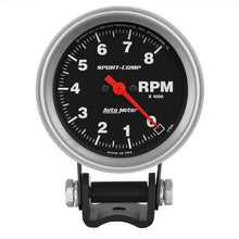 画像をギャラリービューアに読み込む, Autometer Standard 2-5/8in 8,000 RPM Pedestal Mount Tachometer Sport Comp