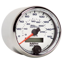 画像をギャラリービューアに読み込む, Autometer Pro-Cycle Gauge Speedo 2 5/8in 160 Mph/260Kmh Elec White