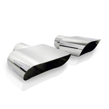 画像をギャラリービューアに読み込む, Stainless Works Wide Oval C4 Corvette 2-1/2in Inlet Tips (priced per pair)