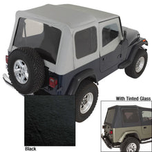 画像をギャラリービューアに読み込む, Rugged Ridge S-Top Door Skins Black Tinted Windows 88-95 Jeep Wrangler YJ