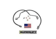 画像をギャラリービューアに読み込む, Superlift 90-96 Ford F-150/Bronco w/ 4-6in Lift Kit (Pair) Bullet Proof Brake Hoses