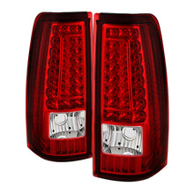 画像をギャラリービューアに読み込む, xTune Chevy Silverado 1500-2500-3500 03-06 C-Shape LED Tail Lights Red Clear ALT-ON-CS03-G2-LED-RC