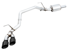 画像をギャラリービューアに読み込む, AWE Tuning 09-18 RAM 1500 5.7L (w/o Cutout) 0FG Single Side Exit Cat-Back Exhaust - Diamond Blk Tips