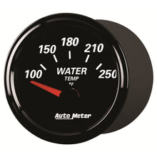 画像をギャラリービューアに読み込む, Autometer Designer Black II 52mm 250 Deg F Water Temp Gauge
