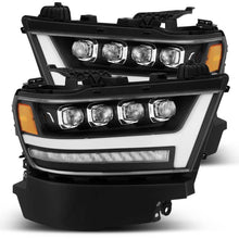 画像をギャラリービューアに読み込む, AlphaRex 19-20 Ram 1500HD NOVA LED Proj Headlight Plank Style Matte Blk w/Activ Light/Seq Signal/DRL