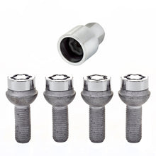 画像をギャラリービューアに読み込む, McGard Wheel Lock Bolt Set - 4pk. (Radius Seat) M12X1.5 / 17mm Hex / 27.9mm Shank Length - Chrome