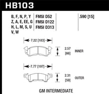 画像をギャラリービューアに読み込む, Hawk 96-81 Chevy Camaro DTC-60 Race Front Brake Pads