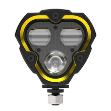画像をギャラリービューアに読み込む, KC HiLiTES FLEX ERA 3 Dual Mode SAE Fog Light - Single Light Master Kit (w/Clear + Yellow Lens)