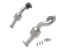 画像をギャラリービューアに読み込む, aFe Twisted Steel Down Pipe 409SS w/ Cat 16-17 Toyota Tacoma V6-3.5L