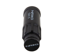 画像をギャラリービューアに読み込む, NRG 700 Series M12 X 1.5 Steel Lug Nut w/Dust Cap Cover Set 21 Pc w/Locks &amp; Lock Socket - Black