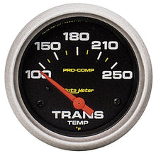 画像をギャラリービューアに読み込む, Autometer Pro-Comp 2 5/8in 100-250 F Electric Transmission Temperature Gauge