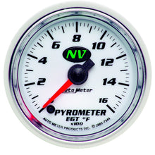 画像をギャラリービューアに読み込む, Autometer Pyrometer NV 52.4mm 0-1600 Deg F Advanced Digital Stepper Motor Pyrometer Gauge