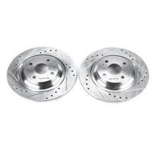 画像をギャラリービューアに読み込む, Power Stop 01-05 Mazda Miata Rear Evolution Drilled &amp; Slotted Rotors - Pair
