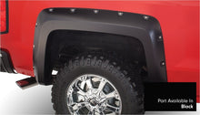 画像をギャラリービューアに読み込む, Bushwacker 16-18 Chevy Silverado 1500 Fleetside Pocket Style Flares 4pc 78.8/97.8in Bed - Black