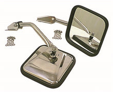 画像をギャラリービューアに読み込む, Rugged Ridge 55-86 Jeep CJ Chrome CJ-Style Side Mirror Kit