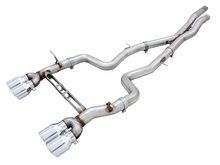 画像をギャラリービューアに読み込む, AWE Tuning BMW F8X M3/M4 Track Edition Cat-Back Exhaust - Chrome Silver Tips