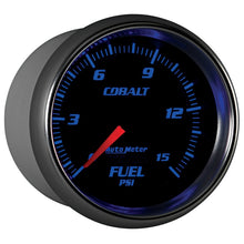 画像をギャラリービューアに読み込む, Autometer Cobalt 2-5/8in  Mechanical Fuel Pressure Gauge 0-15 PSI