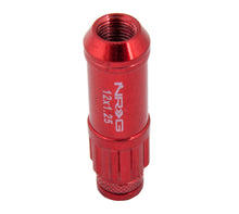 画像をギャラリービューアに読み込む, NRG 700 Series M12 X 1.25 Steel Lug Nut w/Dust Cap Cover Set 21 Pc w/Locks &amp; Lock Socket - Red