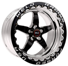 画像をギャラリービューアに読み込む, Weld S71 17x9 / 5x4.75 BP / 6.2in. BS Black Wheel (High Pad) - Black Single Beadlock MT