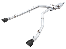 画像をギャラリービューアに読み込む, AWE Tuning 09-18 RAM 1500 5.7L (w/Cutouts) 0FG Dual Rear Exit Cat-Back Exhaust - Diamond Black Tips