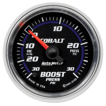 画像をギャラリービューアに読み込む, Autometer Cobalt 52mm 30 PSI Electronic Boost Gauge