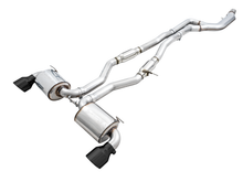 画像をギャラリービューアに読み込む, AWE Tuning 2020 Toyota Supra A90 Resonated Touring Edition Exhaust - 5in Diamond Black Tips
