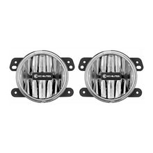 画像をギャラリービューアに読み込む, KC HiLiTES 10-18 Jeep JK 4in. Gravity G4 LED Light 10w SAE/ECE Clear Fog Beam (Pair Pack System)
