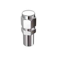 画像をギャラリービューアに読み込む, McGard Hex Lug Nut (Long Shank - 1in. / Duplex) - 9/16-18 / 7/8 Hex / 2.425in. L (8-Pack) - Chrome
