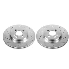 画像をギャラリービューアに読み込む, Power Stop 07-16 Mini Cooper Front Evolution Drilled &amp; Slotted Rotors - Pair