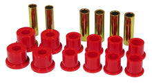 画像をギャラリービューアに読み込む, Prothane 82-96 Ford Rear Spring &amp; Shackle Bushings - Red