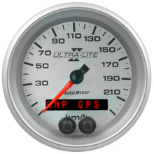 画像をギャラリービューアに読み込む, Autometer Ultra-Lite II 3-3/8in. 225KM/H (GPS) Speedometer Gauge