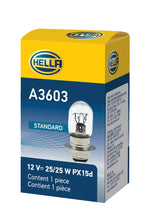 画像をギャラリービューアに読み込む, Hella Bulb 3603 12V 25/25W Px15D T6