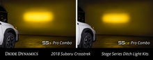 画像をギャラリービューアに読み込む, Diode Dynamics 18-21 Subaru Crosstrek Sport SS3 LED Ditch Light Kit - White Combo