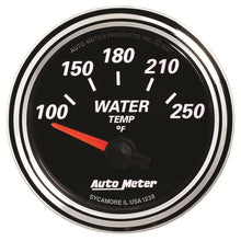 画像をギャラリービューアに読み込む, Autometer Designer Black II 52mm 250 Deg F Water Temp Gauge