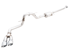 画像をギャラリービューアに読み込む, AWE Tuning 0FG 21+ Ford F150 Dual Side Exit Cat-Back Exhaust- 4.5in Chrome Silver Tips