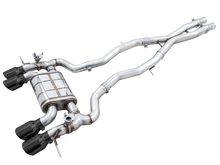 画像をギャラリービューアに読み込む, AWE Tuning SwitchPath Cat-Back Exhaust for BMW G8X M3/M4 - Diamond Black Tips