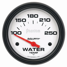 画像をギャラリービューアに読み込む, Autometer Phantom 66mm 100-250 Deg F Short Sweep Electronic Water Temperature Gauge