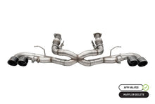 画像をギャラリービューアに読み込む, Corsa 20-25 Corvette C8 3in Xtreme Cat-Back Exhaust 4.5in Blk Quad Tips - Integrates stock AFM Valve
