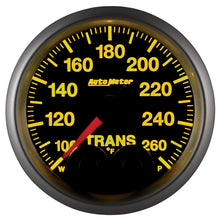 画像をギャラリービューアに読み込む, Autometer Elite 52mm 100-260 Degrees F Trans Temperature Peak and Warn Gauge w/ Electronic Control