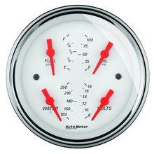 画像をギャラリービューアに読み込む, Autometer Arctic White 5in Quad GA, Fuel Level, 0-90 OHM