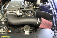 画像をギャラリービューアに読み込む, JLT 2010 Ford Mustang GT Black Textured Series 3 Cold Air Intake Kit w/Red Filter - Tune Req