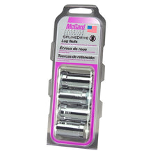 画像をギャラリービューアに読み込む, McGard SplineDrive Lug Nut (Cone Seat) 1/2-20 / 1.60in. Length (4-Pack) - Chrome (Req. Tool)