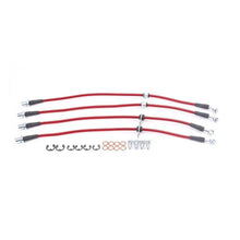 画像をギャラリービューアに読み込む, Power Stop 05-06 Saab 9-2X Front &amp; Rear SS Braided Brake Hose Kit
