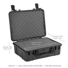 画像をギャラリービューアに読み込む, Go Rhino XVenture Gear Hard Case w/Foam - Large 20in. / Lockable / IP67 - Tex. Black