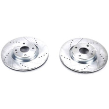 画像をギャラリービューアに読み込む, Power Stop 17-19 Fiat 124 Spider Front Evolution Drilled &amp; Slotted Rotors - Pair