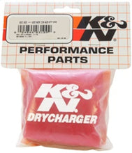 画像をギャラリービューアに読み込む, K&amp;N Red Drycharger 5.25in x 3in Round Tapered Air Filter Wrap