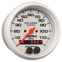 画像をギャラリービューアに読み込む, Autometer Gauge GPS Speedometer 3-3/8in 120 MPH Marine White Gauge