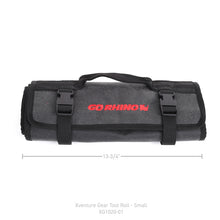 画像をギャラリービューアに読み込む, Go Rhino XVenture Gear Tool Roll - Small (4x4in. Closed) 12oz Waxed Canvas - Black